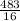 \frac{483}{16}