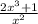 \frac{2 x^3 + 1}{x^2}