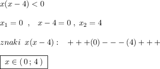 x(x-4)