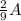 \frac{2}{9} A