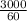 \frac{3000}{60}