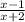 \frac{x-1}{x+2}