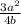 \frac{3a^{2} }{4b}