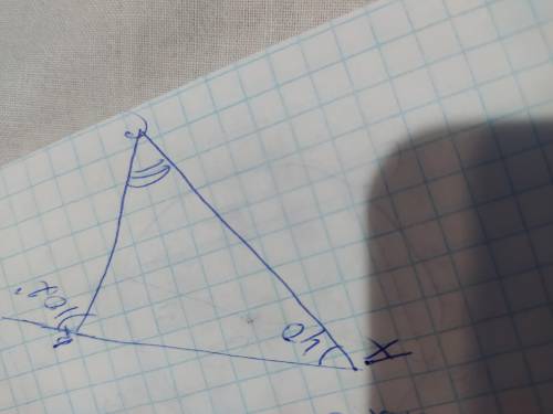 В треугольнике ABC угол A =40 градусов, внешний угол при вершине B равен 102градуса. Найти угол C.