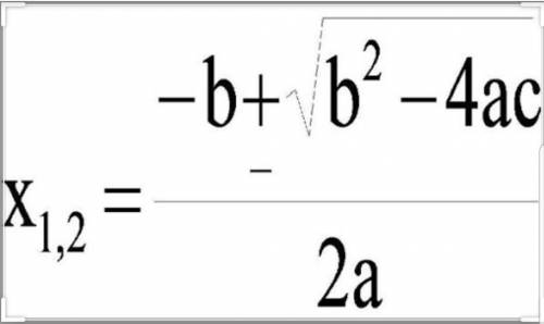 Вкажіть формулу для знаходженя дискремінанта квадратного рівняння: