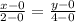 \frac{x-0}{2-0}=\frac{y-0}{4-0}