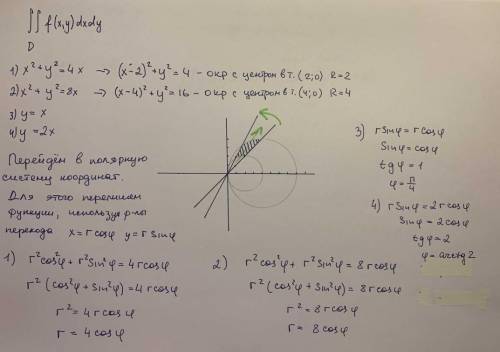 Распишите подробно. Двойной интеграл