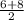 \frac{6+8}{2}