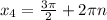 x_4=\frac{3\pi }{2} +2\pi n