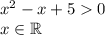 x^2-x+50\\x\in\mathbb{R}