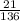 \frac{21}{136}