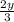 \frac{2y}{3}