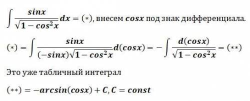 Вычислите неопределенный интеграл