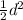 \frac{1}{2} d^{2}