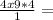 \frac{4x9*4}{1} =