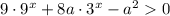 9\cdot9^x+8a\cdot3^x-a^20