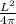 \frac{L^2}{4\pi }