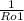 \frac{1}{Ro1}