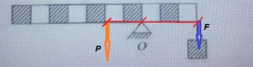 Однородный стержень массой 12 кг уравновешен (см.рисунок) на опоре О. Найти массу груза на правом ко