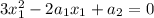 3x^2_{1}-2a_{1}x_{1}+a_{2}=0