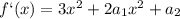 f`(x)=3x^2+2a_{1}x^2+a_{2}