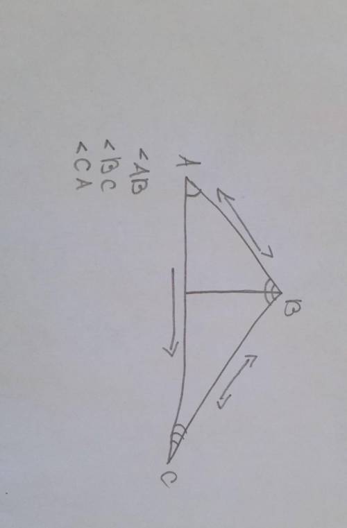 2 Отметьте три точки A, B и C, не лежащие на одной пря-мой, и проведите прямые AB, BC и CA.​