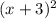 (x+3)^{2}