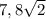 7,8\sqrt{2}