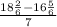 \frac{18 \frac{2}{6} - 16 \frac{5}{6} }{7}