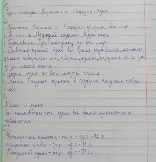 Мислительныхание и прочие Прочитайте текст, письменно выполните заданияНазовите героев легенды,2 пер