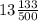 13\frac{133}{500}