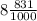 8\frac{831}{1000}