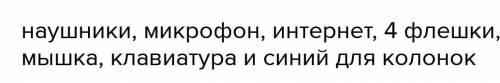 Рассмотрите рисунок, какие устройства можно подключить к компьютеру через порты​