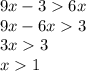 9x-36x\\9x-6x3\\3x3\\x1