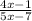 \frac{4x-1}{5x-7}