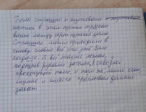 Было стра(н,нн)о и жутковато нестись в этом пустом тр..ском выгоне между серых п..токов дыма. Стра(н