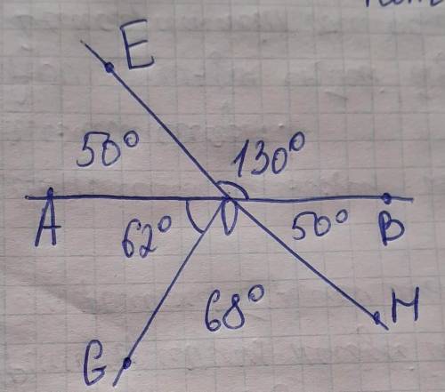 АЛГЕБРА,ГЕОМЕТРИЯ НАЙТИ УГЛЫ​