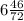 6\frac{46}{72}