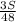 \frac{3S}{48}