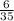 \frac{6}{35}