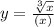 y = \frac{ \sqrt[3]{x} }{ \ctg(x) }