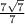 \frac{7\sqrt{7} }{7}