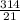 \frac{314}{21}