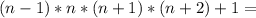 (n-1)*n*(n+1)*(n+2)+1=^