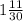 1\frac{11}{30}