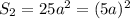 S_2=25a^2=(5a)^2