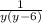 \frac{1}{y(y-6)}