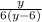 \frac{y}{6(y-6)}