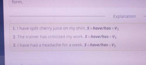 Put the words in the correct order to make a sentence. shirtcherrymyhavesplitjuiceIonhascriticizedmy