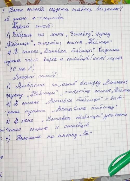 1. Для чего применяется таблица? 2. Перечислите основные компоненты таблицы. Для чего они нужны?3. К